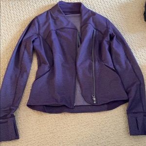 Purple lulu zip up